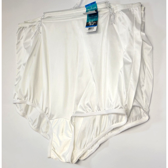 Vanity Fair Briefs Womens 2XL White Perfectly Yours Ravissant Tailored 2 Pack - Picture 2 of 10